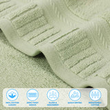 Venice Zero Twist Cotton Medium Weight Absorbent 6 Piece Towel Set - Towel Set by Superior