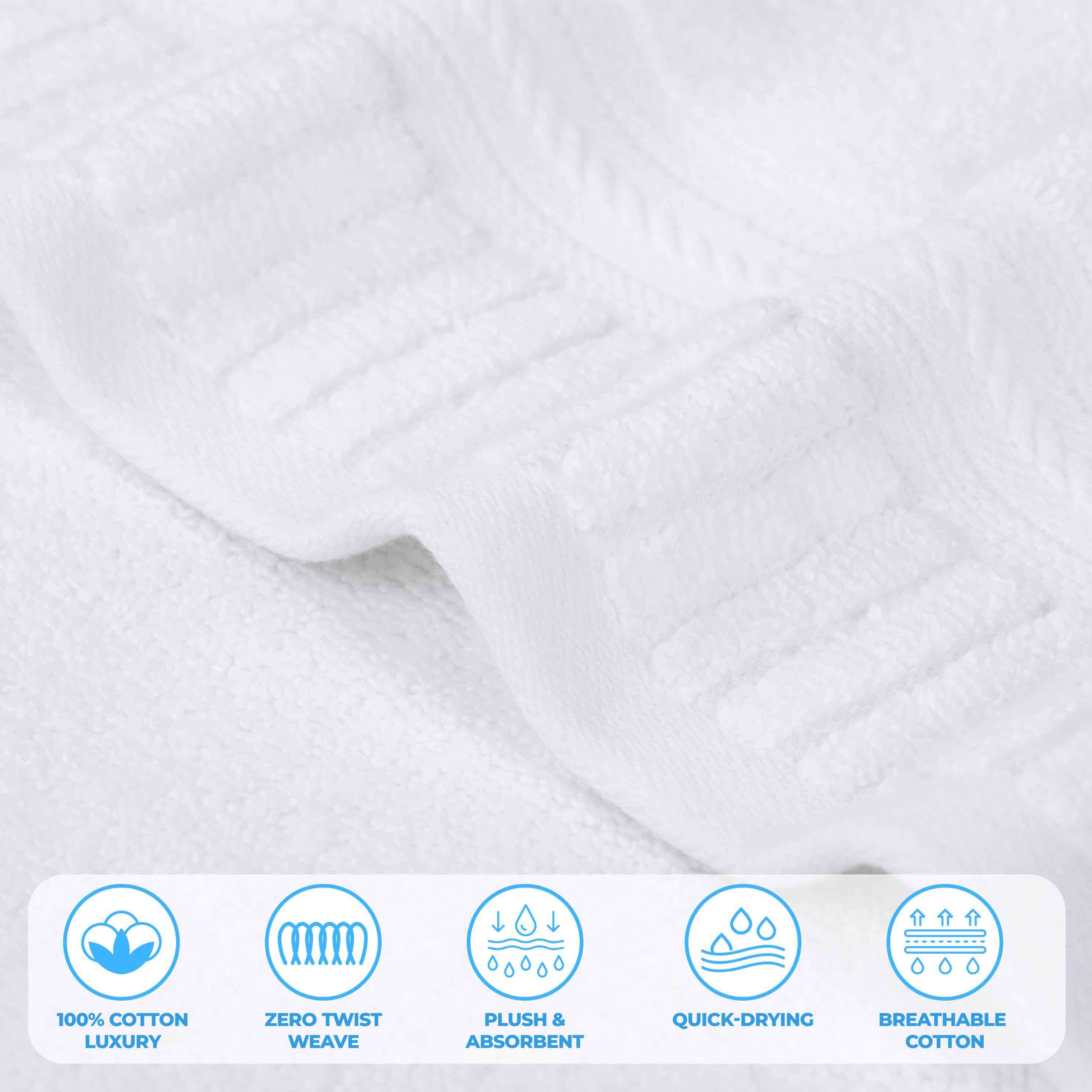 Venice Zero Twist Cotton Medium Weight Soft Bath Sheets, Set of 2 - Bath Sheet by Superior