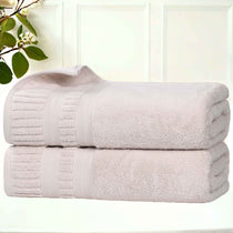 Zero Twist Cotton Medium Weight Soft Bath Towel Set of 2 - Bath Towel by Superior Brand