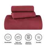 Victory Cotton Matelasse Scrolling Medallion Airy Bedspread Set - Bedspread by Superior