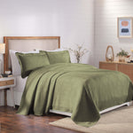 Victory Cotton Matelasse Scrolling Medallion Airy Bedspread Set - Bedspread by Superior