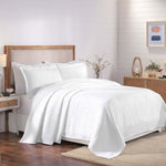 Victory Cotton Matelasse Scrolling Medallion Airy Bedspread Set - Bedspread by Superior