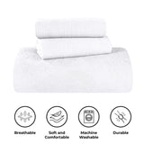 Victory Cotton Matelasse Scrolling Medallion Airy Bedspread Set - Bedspread by Superior