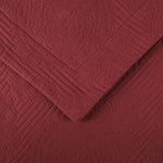 Victory Cotton Matelasse Scrolling Medallion Airy Bedspread Set - Bedspread by Superior