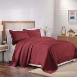 Victory Cotton Matelasse Scrolling Medallion Airy Bedspread Set - Bedspread by Superior