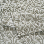 Vineyard Cotton Blend Medium Weight Matelasse Floral Scroll Coverlet - Coverlet by Superior