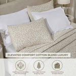 Vineyard Cotton Blend Medium Weight Matelasse Floral Scroll Coverlet - Coverlet by Superior