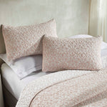 Vineyard Cotton Blend Medium Weight Matelasse Floral Scroll Coverlet - Coverlet by Superior