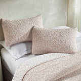 Vineyard Cotton Blend Medium Weight Matelasse Floral Scroll Coverlet - Coverlet by Superior