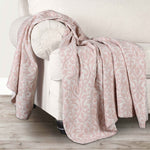 Vineyard Cotton Blend Medium Weight Matelasse Floral Scroll Coverlet - Coverlet by Superior