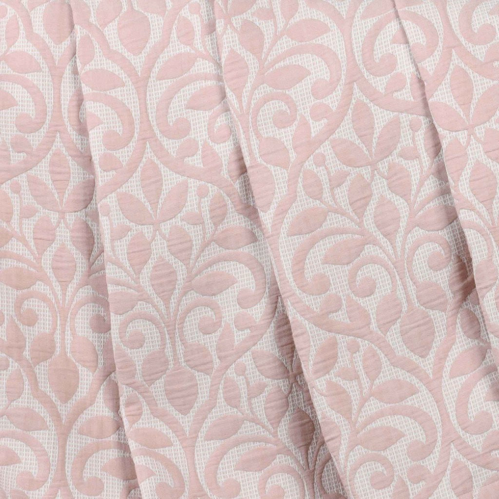 Vineyard Cotton Blend Medium Weight Matelasse Floral Scroll Coverlet - Coverlet by Superior