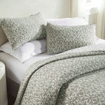Vineyard Cotton Blend Medium Weight Matelasse Floral Scroll Coverlet - Coverlet by Superior