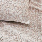 Vineyard Cotton Blend Medium Weight Matelasse Floral Scroll Coverlet - Coverlet by Superior