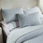Vineyard Cotton Blend Medium Weight Matelasse Floral Scroll Coverlet - Coverlet by Superior