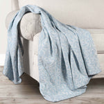 Vineyard Cotton Blend Medium Weight Matelasse Floral Scroll Coverlet - Coverlet by Superior