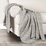 Vineyard Cotton Blend Medium Weight Matelasse Floral Scroll Coverlet - Coverlet by Superior