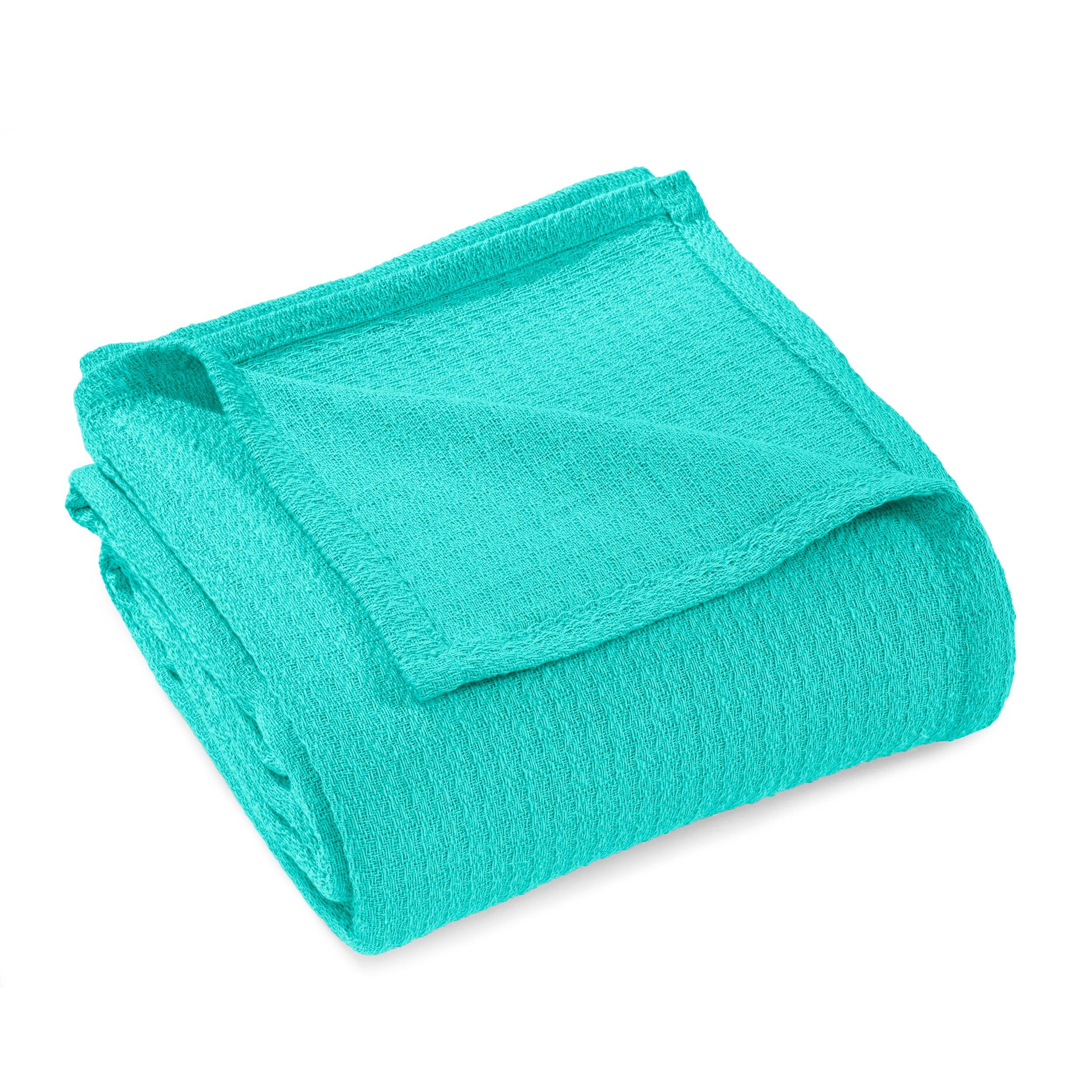 Waffle Weave Honeycomb Knit Soft Solid Textured Cotton Blanket - Blanket by Superior Brand