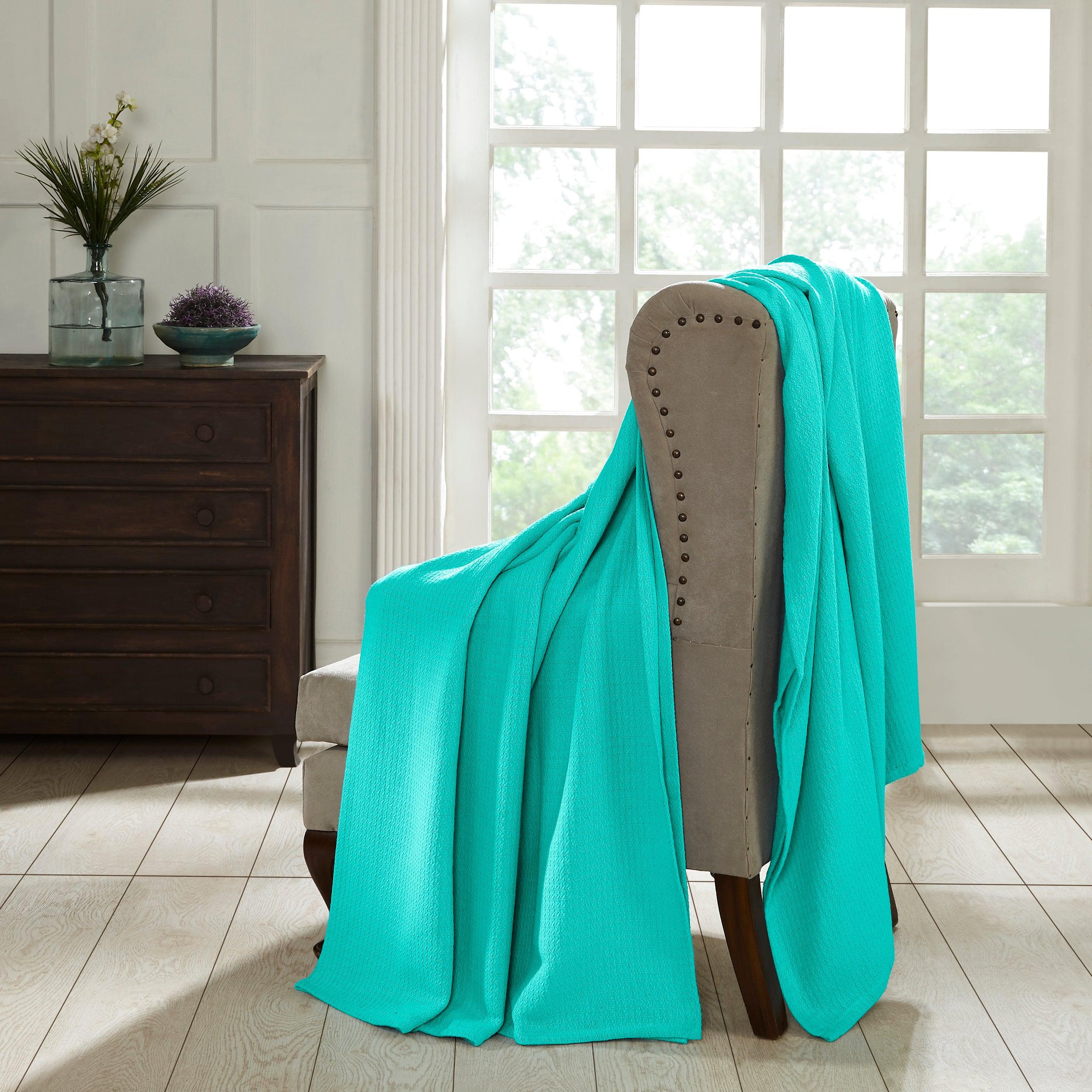 100% Cotton Waffle Blanket – Cooling Waffle Weave, Lightweight & Breathable - Blanket by Superior Brand