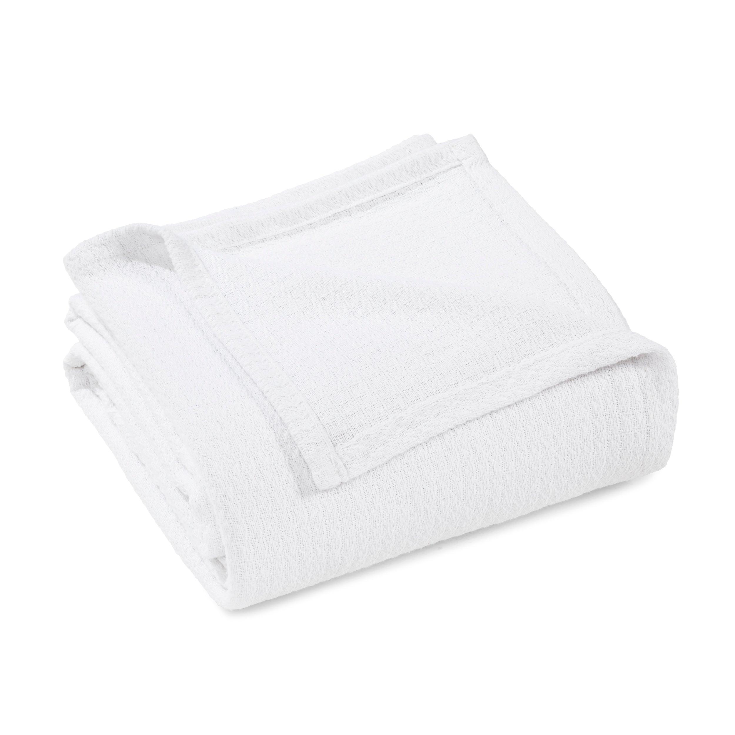 Waffle Weave Honeycomb Knit Soft Solid Textured Cotton Blanket - Blanket by Superior Brand