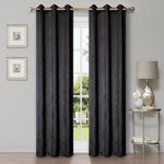 Waverly Thermal Blackout Grommet 2 Piece Curtain Panel Set 42" - Blackout Curtains by Superior