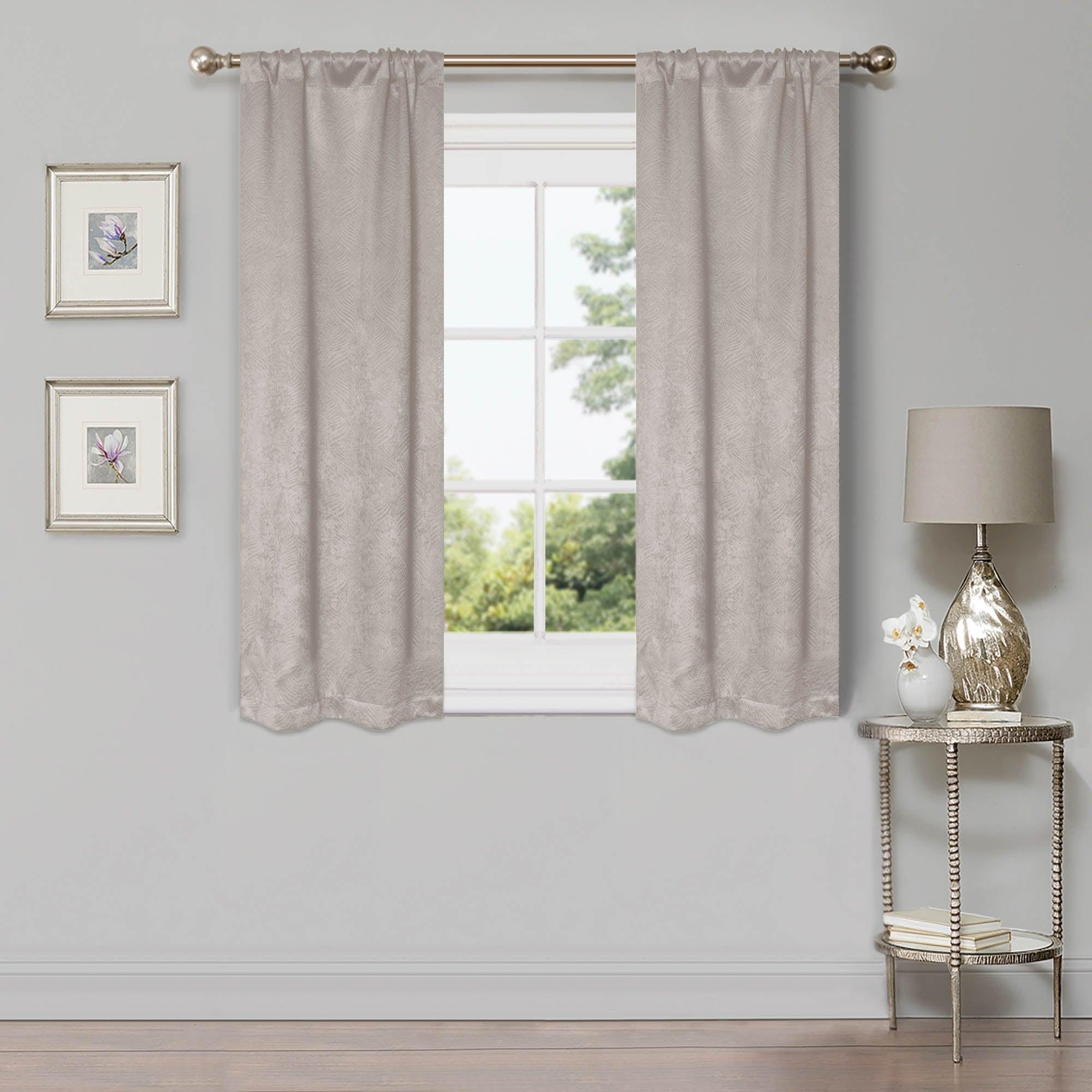Waverly Thermal Blackout Grommet Curtain Panel Set 26" - Blackout Curtains by Superior
