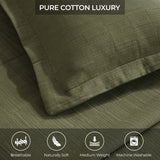 Zenith Cotton Medium Weight Geometric Matelasse Bedspread and Sham Set - Bedspread by Superior