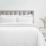 Zenith Cotton Medium Weight Geometric Matelasse Bedspread and Sham Set - Bedspread by Superior
