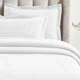 Zenith Cotton Medium Weight Geometric Matelasse Bedspread and Sham Set - Bedspread by Superior