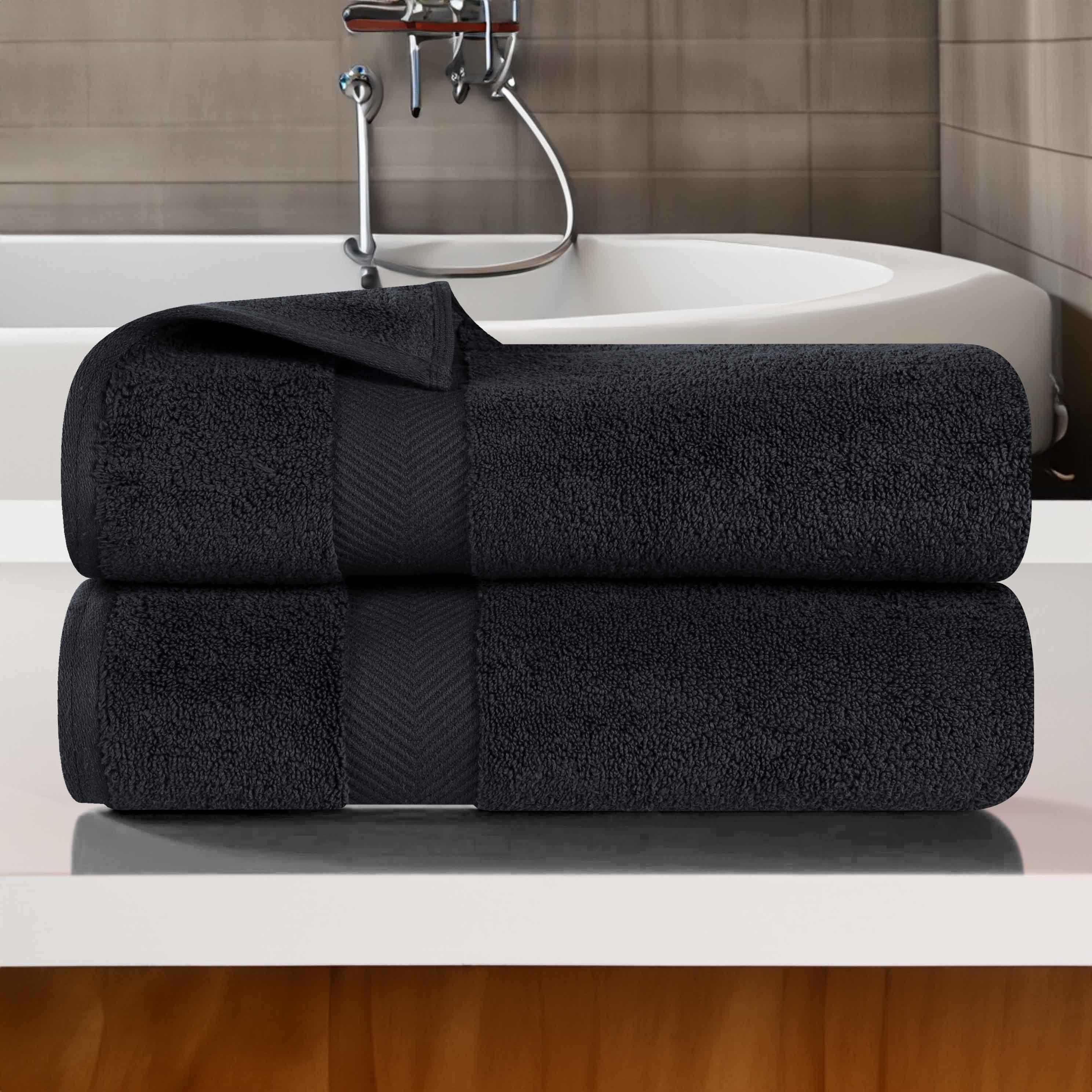 Zero Twist Cotton Ultra-Soft Absorbent Bath Towel Set of 2 - Bath Towel by Superior Brand