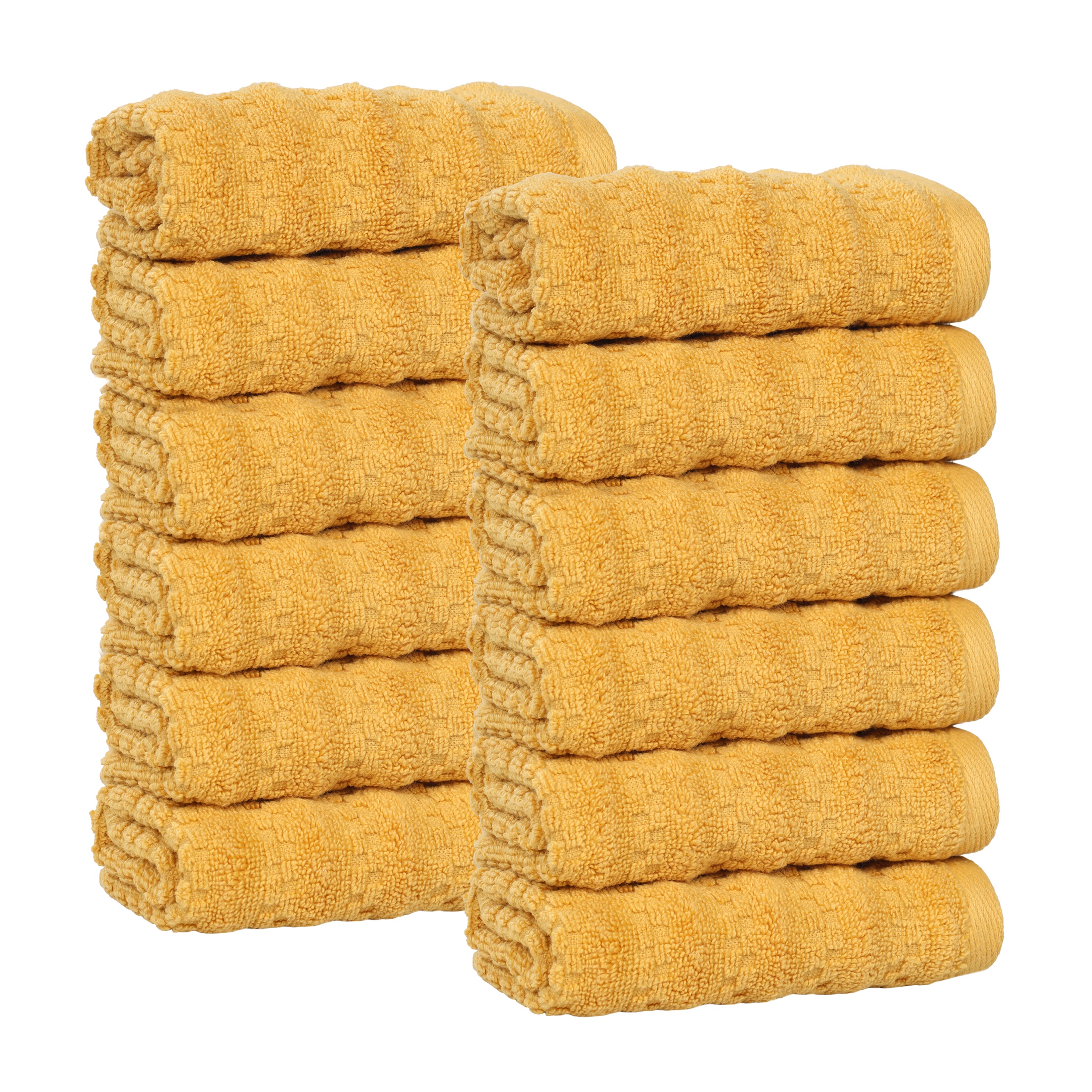 Zero Twist Cotton Face Towel Set 12-Piece - Zuma - Face Towel by Superior Brand