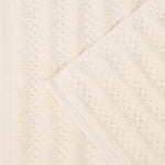 Zuma Zero Twist Cotton Waffle Textured Stripes Bath Sheets, Set of 2 - Bath Sheet by Superior