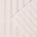 Zuma Zero Twist Cotton Waffle Textured Stripes Bath Sheets, Set of 2 - Bath Sheet by Superior