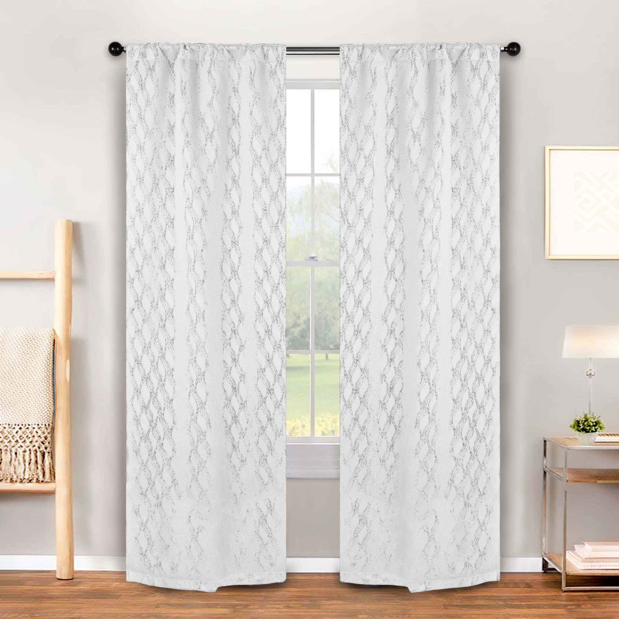Zuri Textured Waves Room Darkening Blackout Curtains, Set of 2 - Blackout Curtains by Superior