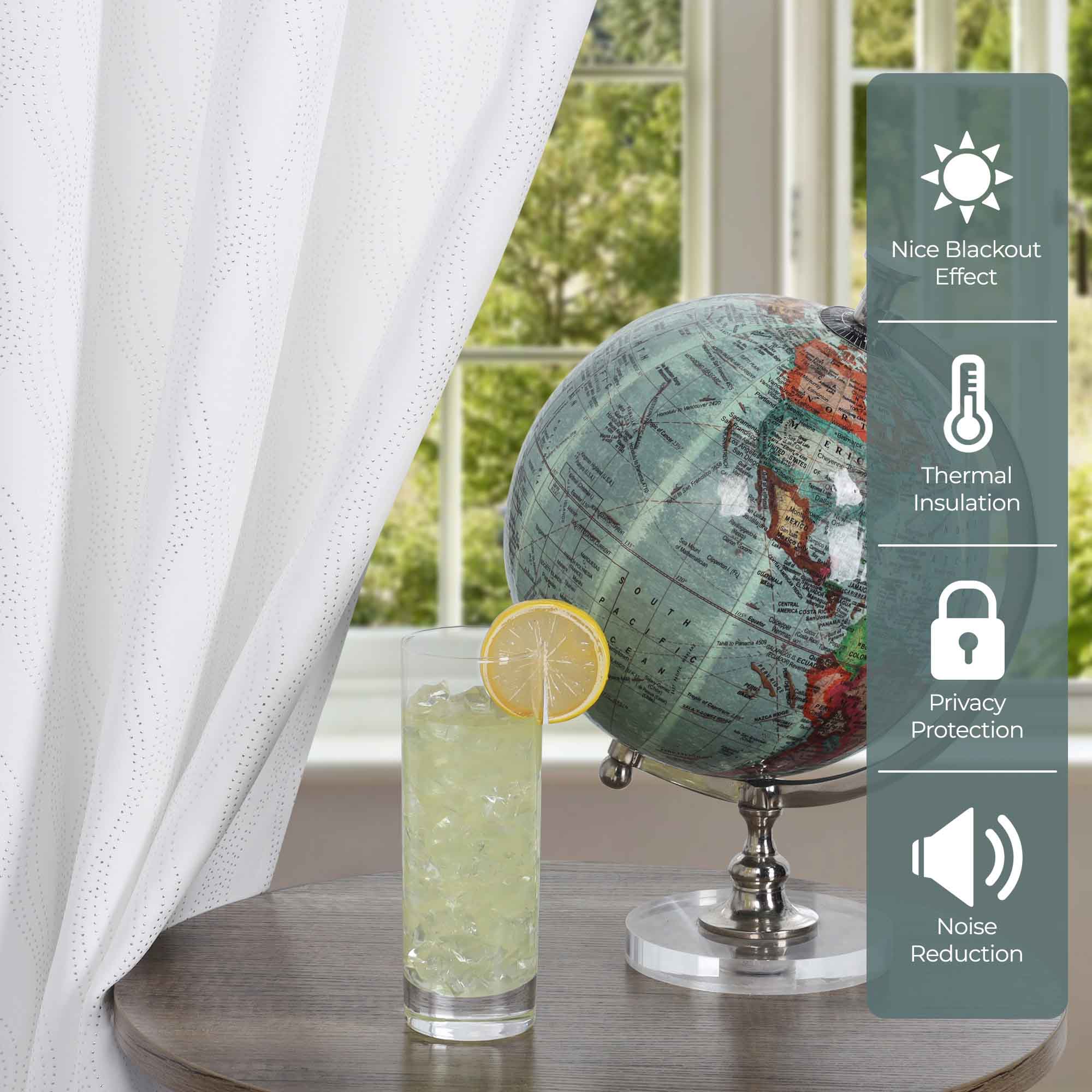 Zuri Textured Waves Room Darkening Blackout Curtains, Set of 2 - Blackout Curtains by Superior