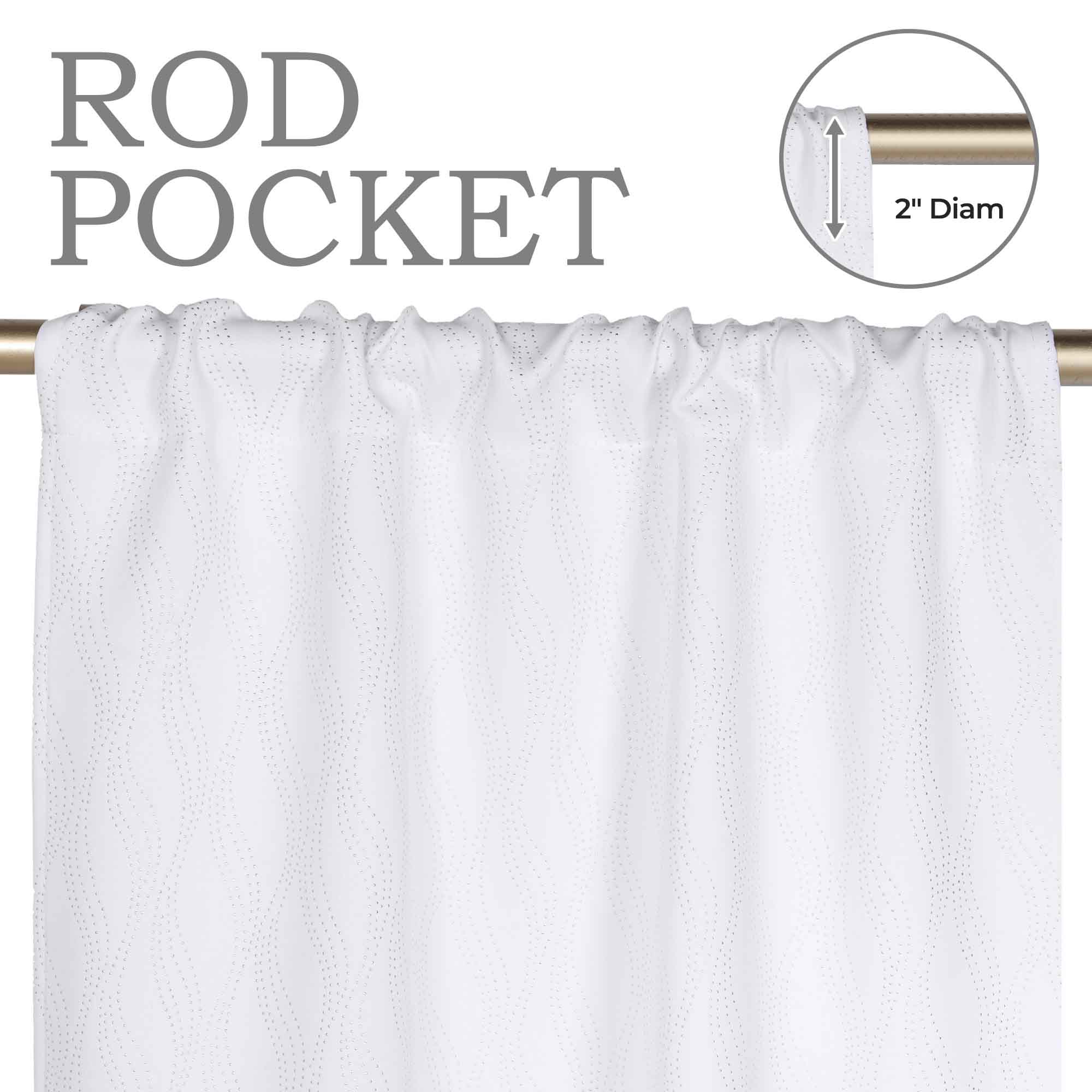 Zuri Textured Waves Room Darkening Blackout Curtains, Set of 2 - Blackout Curtains by Superior