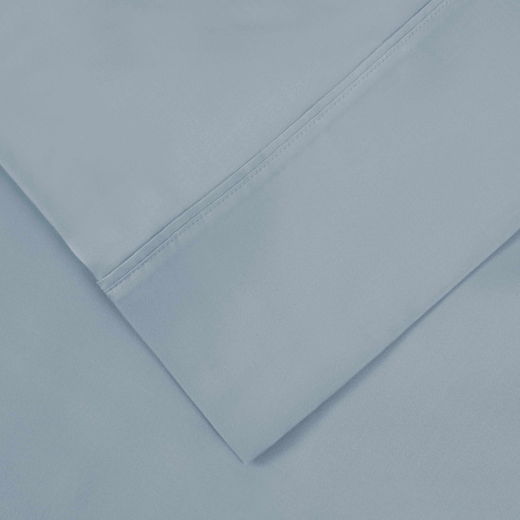 Superior 1000 Thread Count Lyocell Blend Wrinkle Resistant Solid Sheet Set - Blue