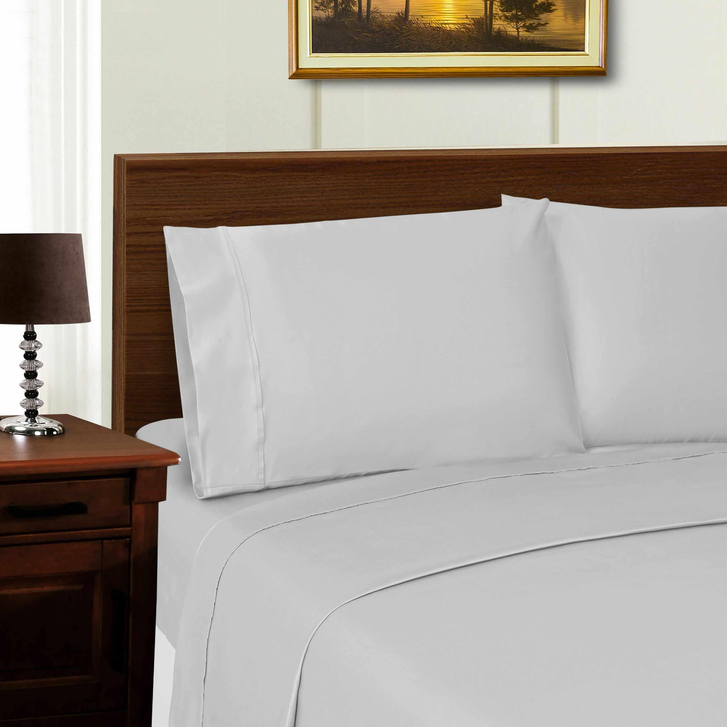 1000 Thread Count Lyocell Blend Bed Sheet Set Solid Deep Pocket - Sheet Set by Superior Brand