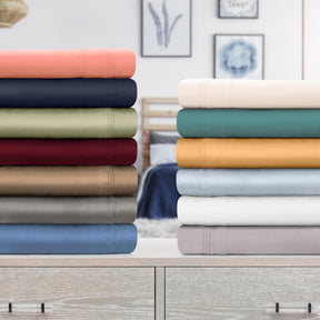 1000 Thread Count 100% Egyptian Cotton Solid Deep Pocket Sheet Set-Sheet Set by Superior-Home City Inc