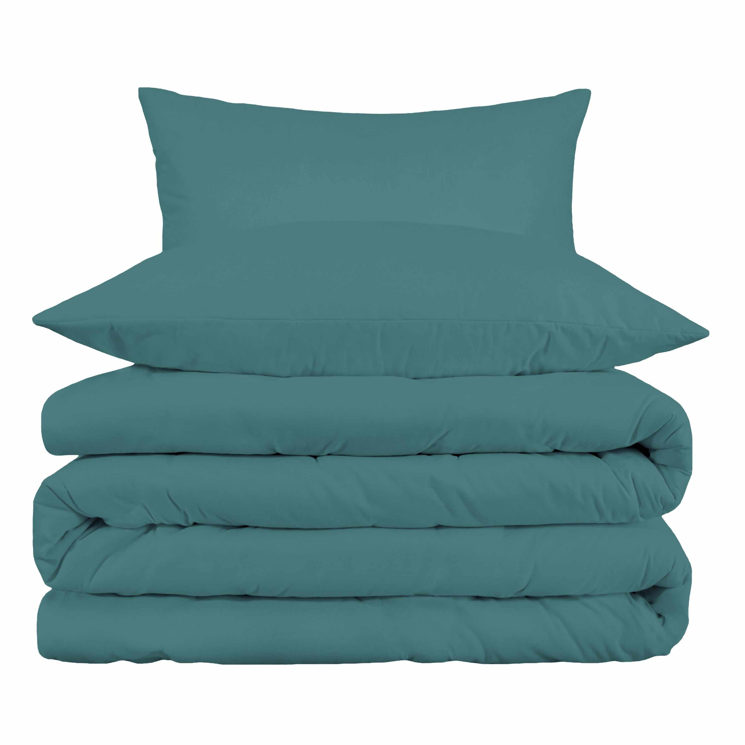 1000 Thread Count Egyptian Cotton Solid Duvet Cover Set - Duvet Cover Set by Superior