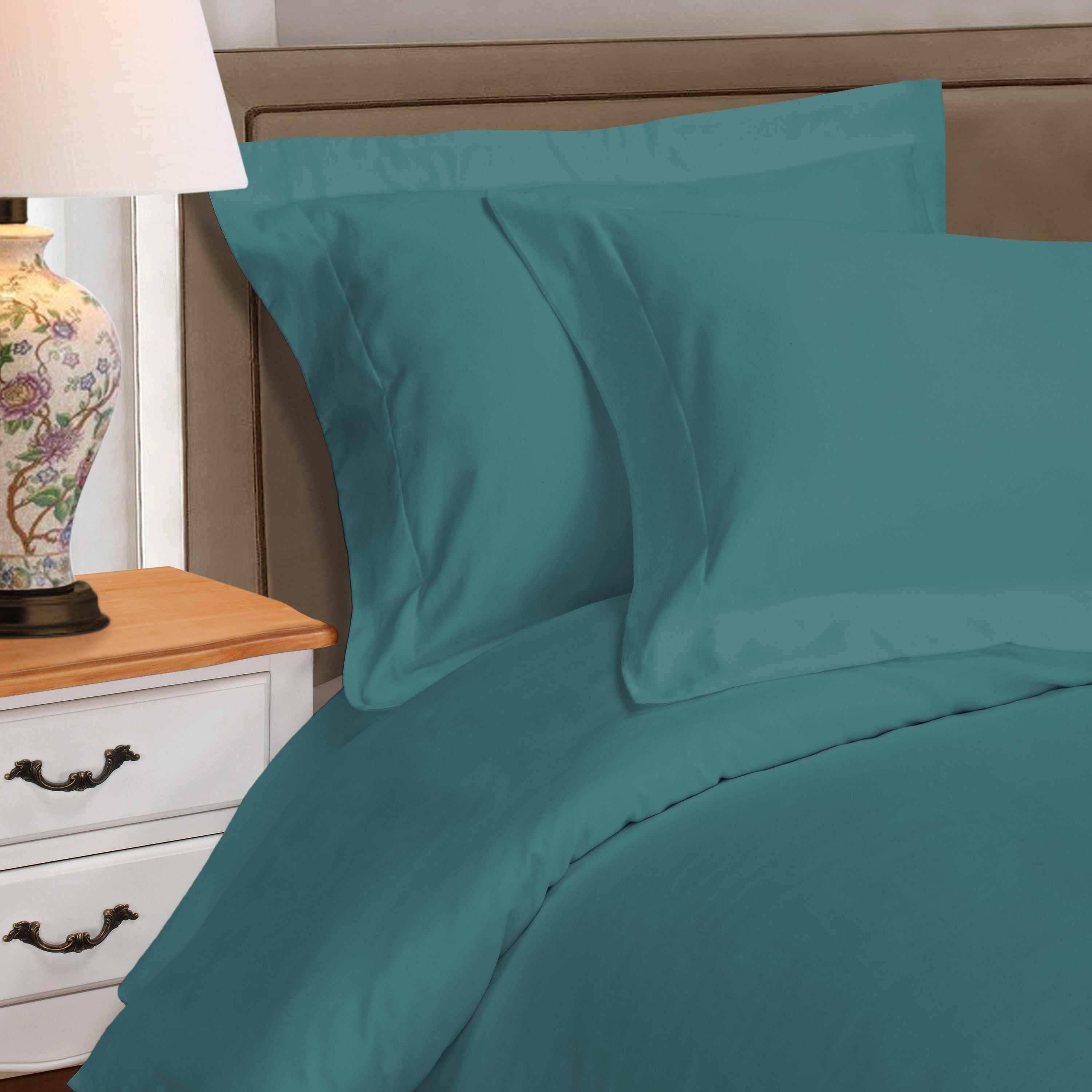 1000 Thread Count Egyptian Cotton Solid Duvet Cover Set - Egyptian Cotton Duvet Cover Set by Superior