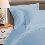 1000 Thread Count Egyptian Cotton Solid Duvet Cover Set - Egyptian Cotton Duvet Cover Set by Superior