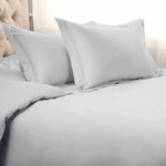 1000 Thread Count Egyptian Cotton Solid Duvet Cover Set - Egyptian Cotton Duvet Cover Set by Superior