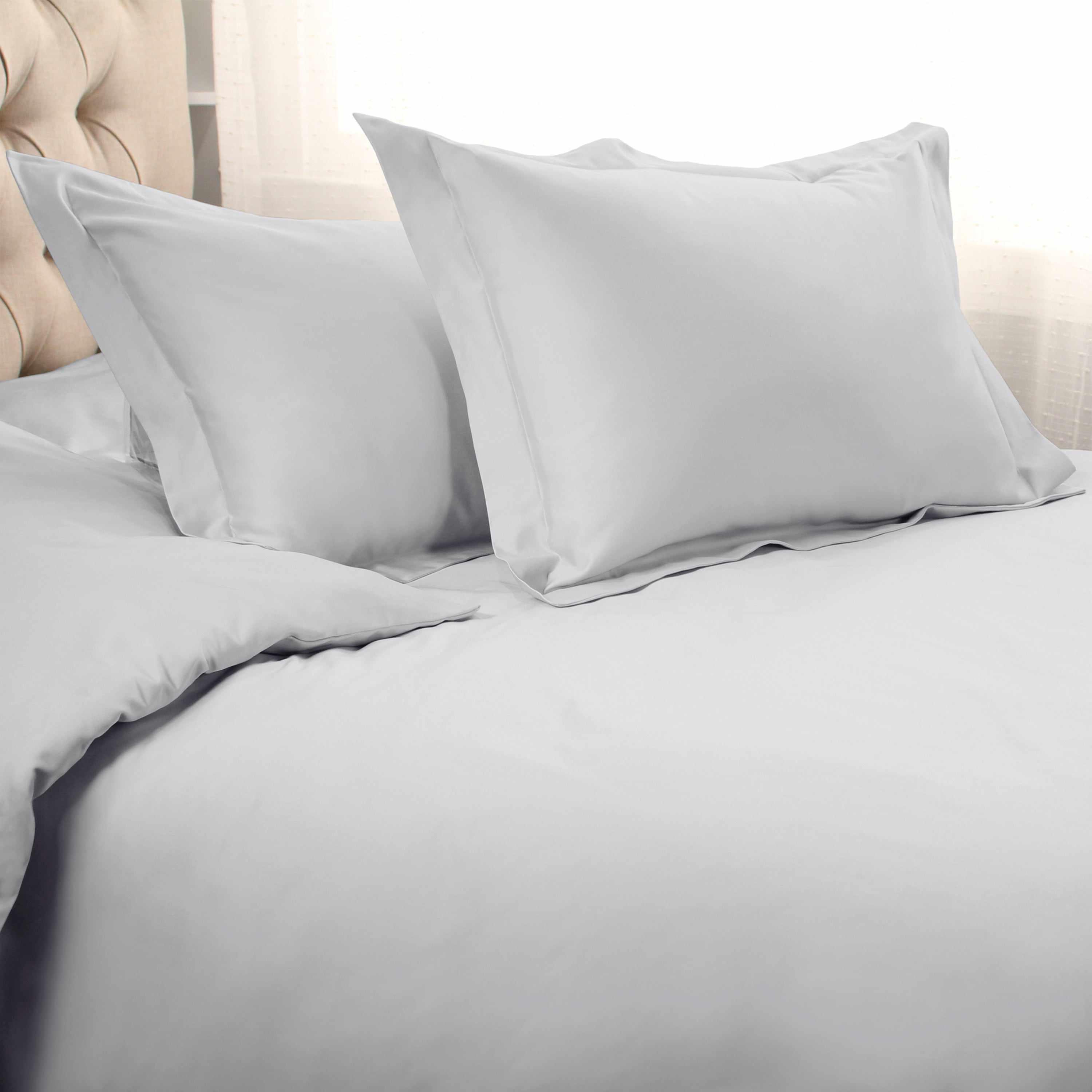 1000 Thread Count Egyptian Cotton Solid Duvet Cover Set - Egyptian Cotton Duvet Cover Set by Superior