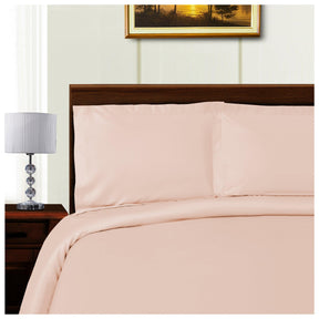 Superior Solid 1000-Thread Count Lyocell-Blend Duvet Cover Set - Pink