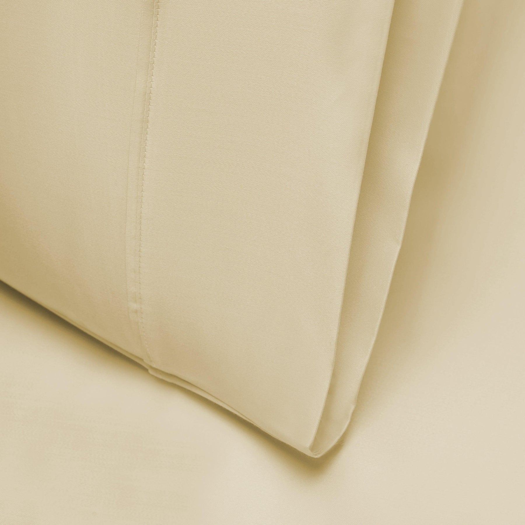 Superior 1000 Thread Count Lyocell Blend Solid Pillowcase Set - Ivory