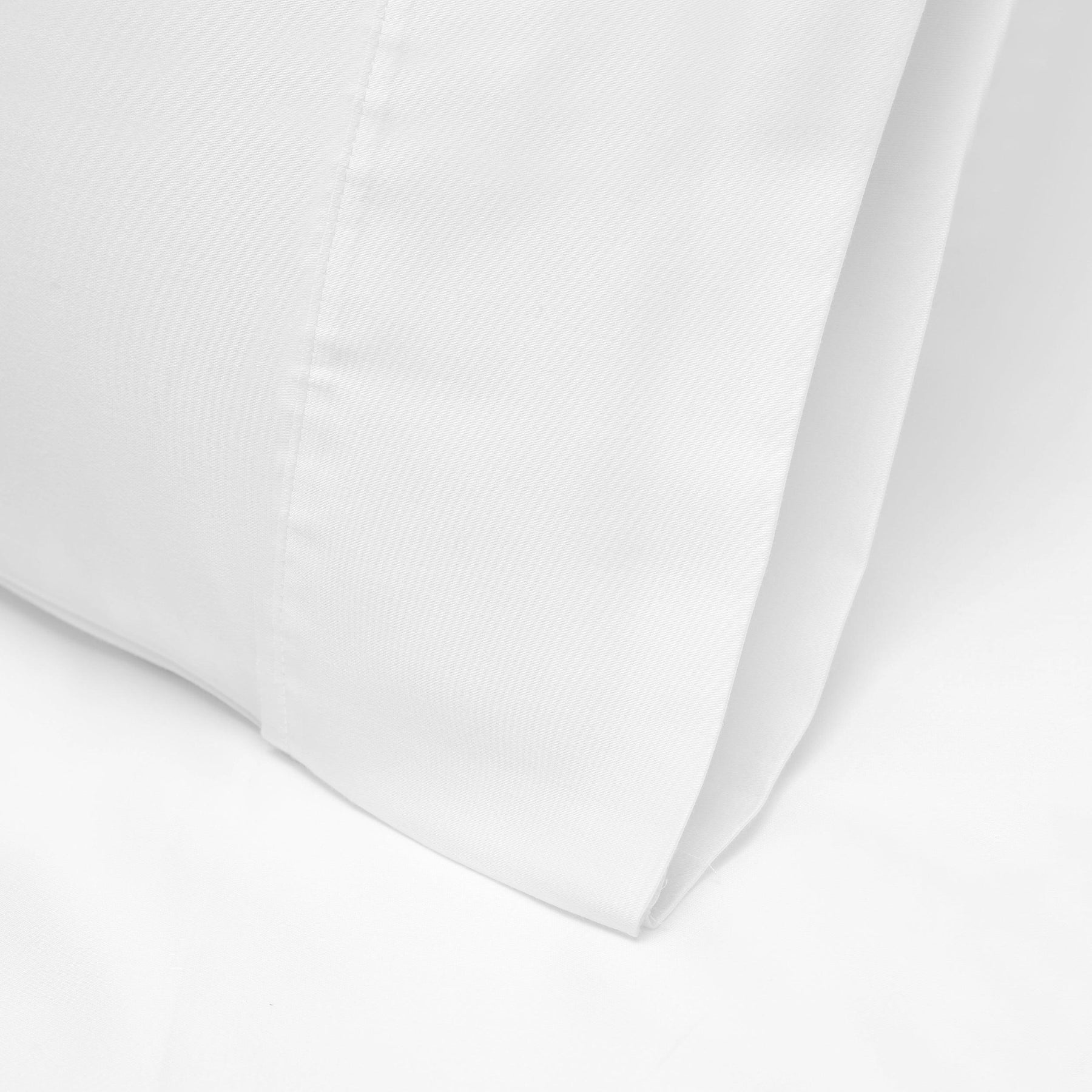 Superior 1000 Thread Count Lyocell Blend Solid Pillowcase Set - White