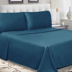 100% Cotton Percale 300 Thread Count Solid Deep Pocket Sheet Set - Sheet Set by Superior