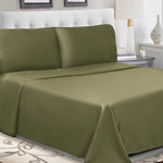 100% Cotton Percale 300 Thread Count Solid Deep Pocket Sheet Set - Sheet Set by Superior