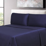 100% Cotton Percale 300 Thread Count Solid Deep Pocket Sheet Set - Sheet Set by Superior