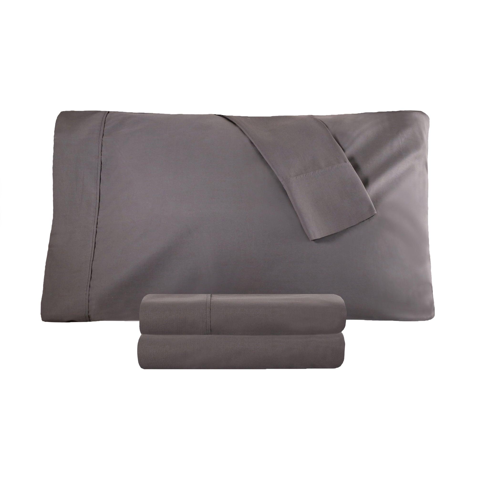 100% Cotton Percale 300 Thread Count Solid Deep Pocket Sheet Set - Sheet Set by Superior